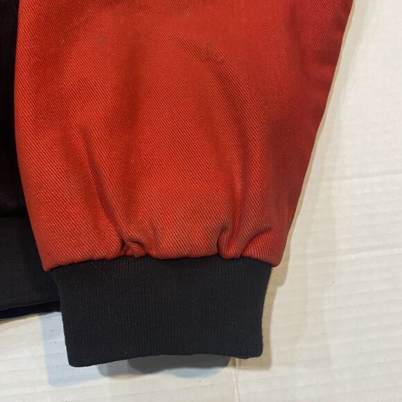 Choko Motorsports Snap On Racing Jacket Vintage Size XL Zip Up Coat Black Red - Picture 14 of 16